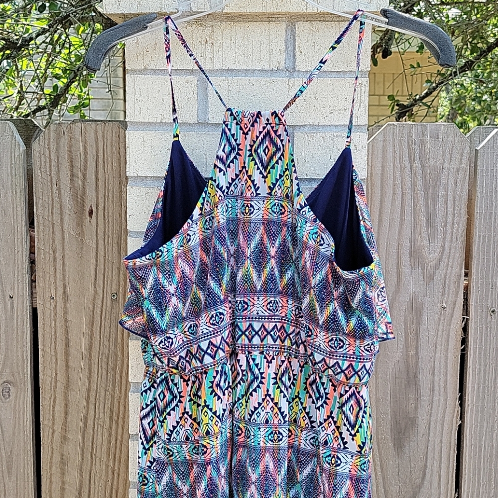 💕Printed Ruffle Maxi Dress - Picture 4 of 7